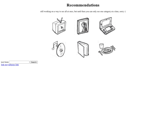 pages/recommendations screenshot