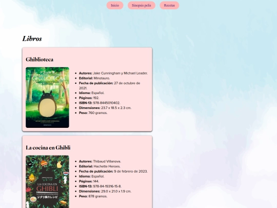libros screenshot