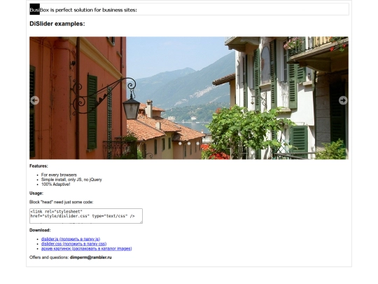 dislider screenshot