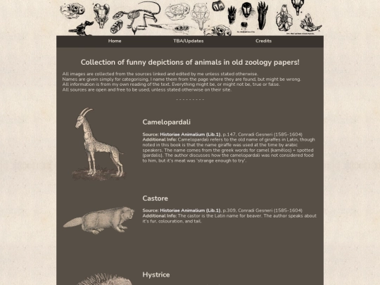 zoology screenshot