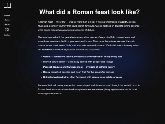 roman-feast screenshot