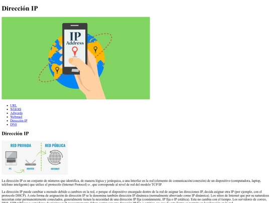 web-colectiva/direccion-ip screenshot