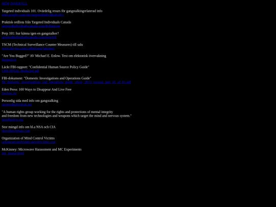 links screenshot