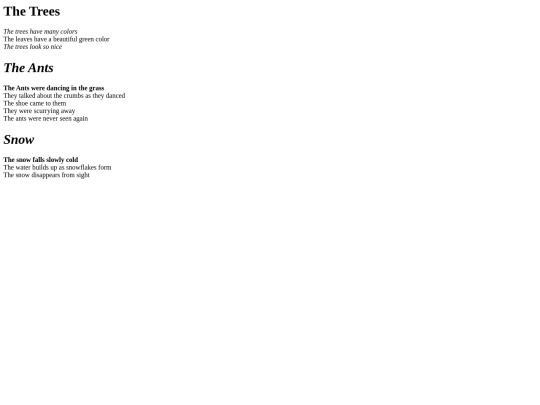 Poems screenshot
