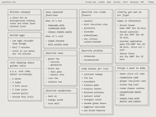 kitchen/notes screenshot