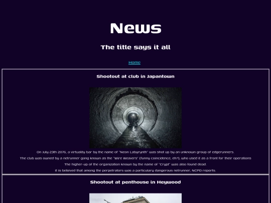 news-wire screenshot