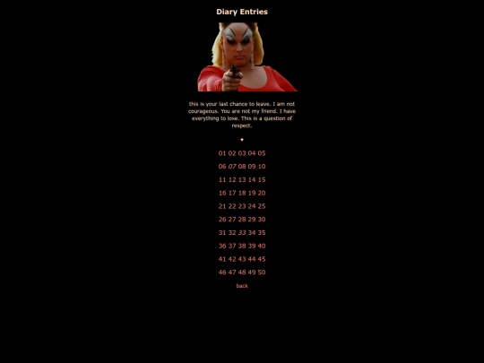 diarylist screenshot