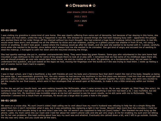 dreams2025 screenshot