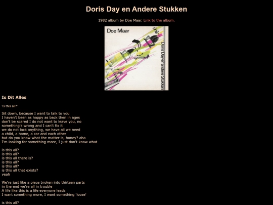 mediaportal/dorisdaylyrics screenshot