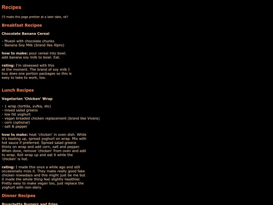 mediaportal/recipes screenshot