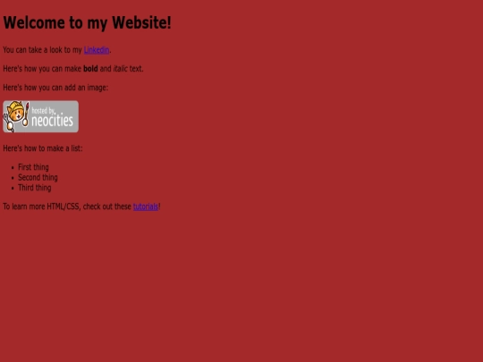 index screenshot