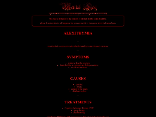 alexithymia screenshot