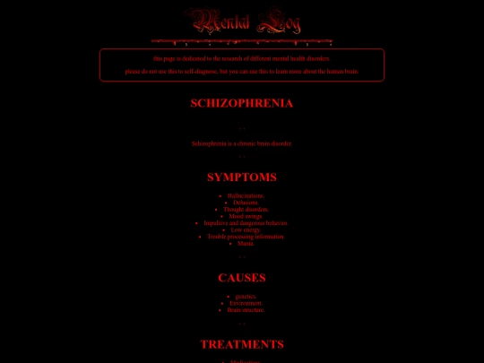 schizophrenia screenshot