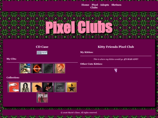 oldweb/pixel-clubs screenshot