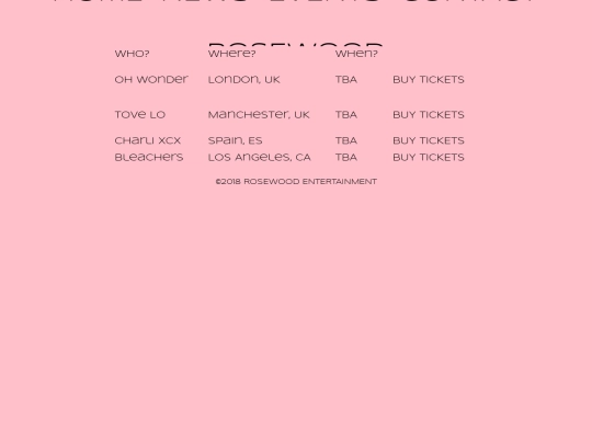 Events screenshot
