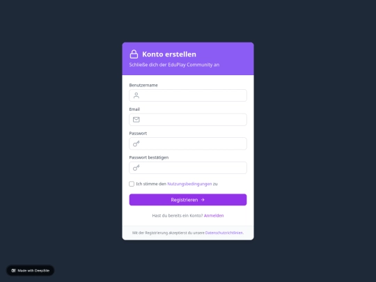 login screenshot
