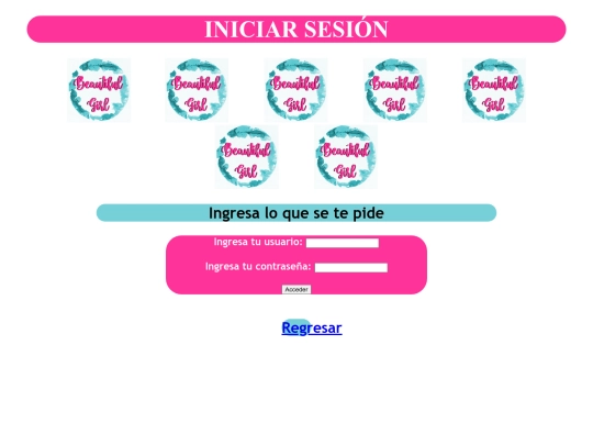 MAQUILLAJE/Login screenshot