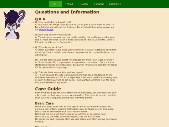questions screenshot