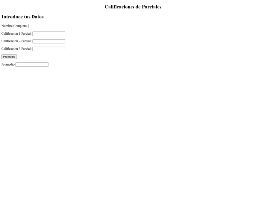 html/promedio screenshot