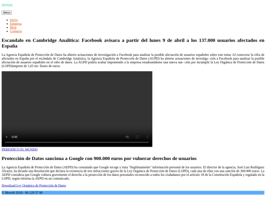 blog screenshot
