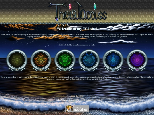 theialocriss-entrance-menu screenshot
