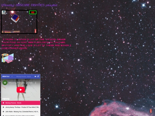 music/playlists/80s screenshot