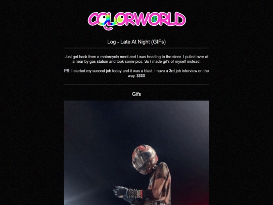 log/late-at-night screenshot