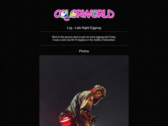 log/late-night-eggnog screenshot