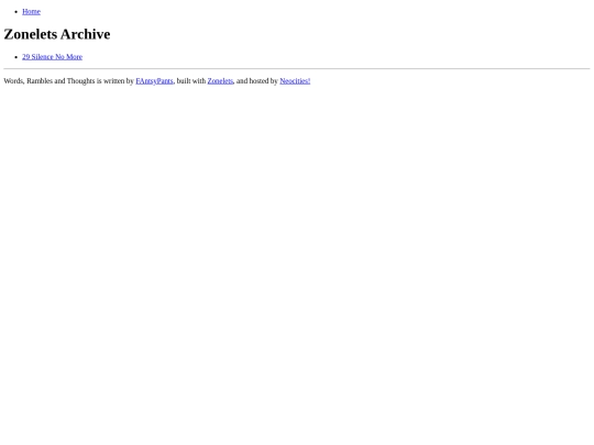 Blog/archive screenshot