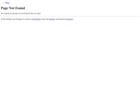 Blog/not_found screenshot