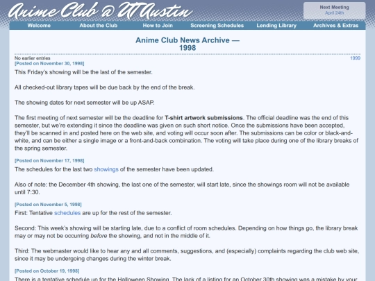 archives/news/1998 screenshot