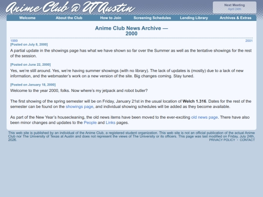 archives/news/2000 screenshot