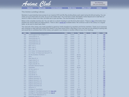 library screenshot