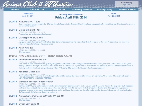 schedule/20140418 screenshot