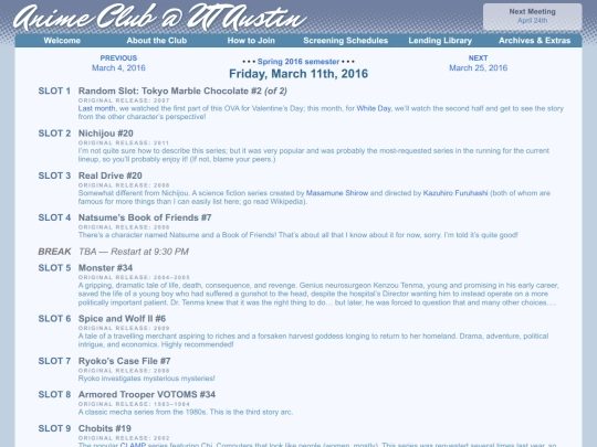 schedule/20160311 screenshot