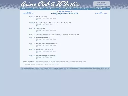 schedule/20190920/index2 screenshot