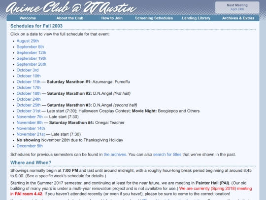 semester/2003/fall screenshot