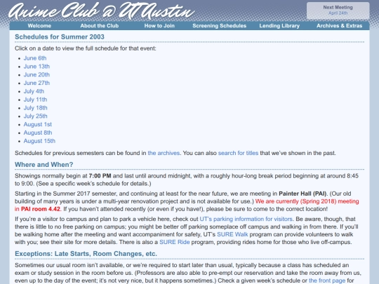 semester/2003/summer screenshot