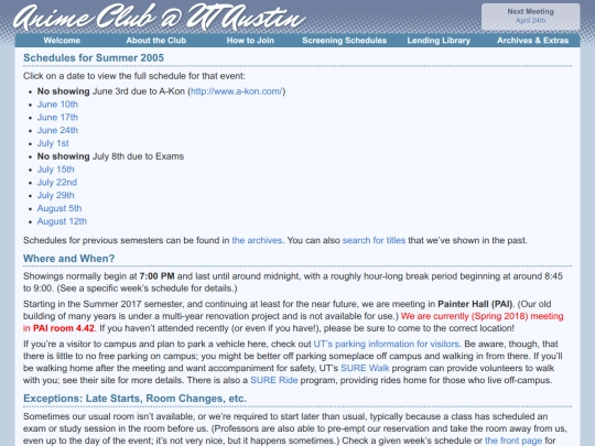 semester/2005/summer screenshot
