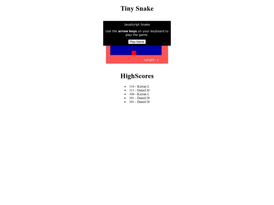 tinysnake screenshot