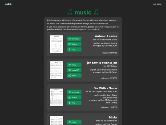music screenshot