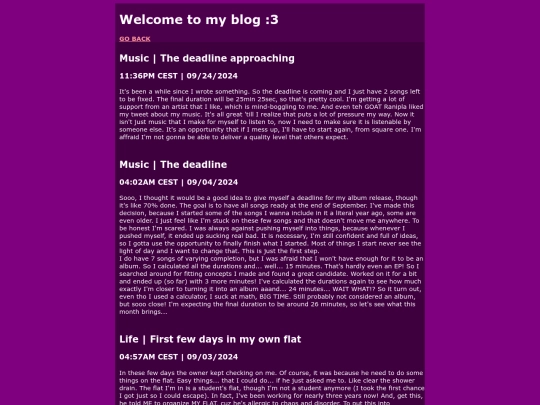 blog screenshot