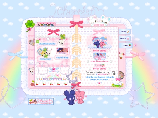 links screenshot