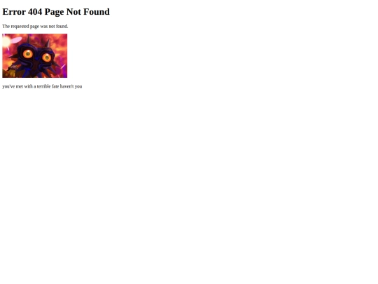 not_found screenshot