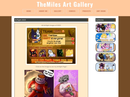 Artpages/Artfight2025 screenshot