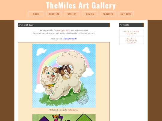 Artpages/artfight2023 screenshot