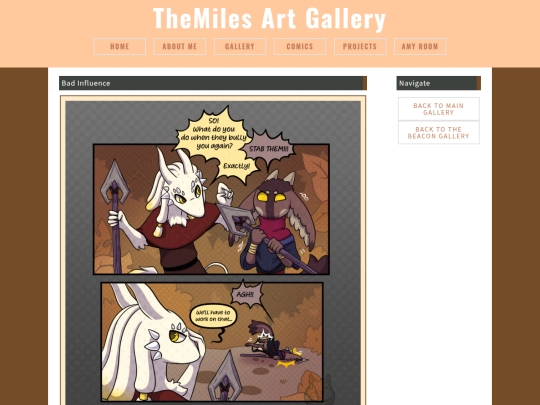 Artpages/badinfluence screenshot