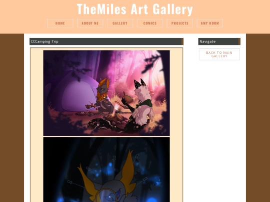 Artpages/campingcats screenshot