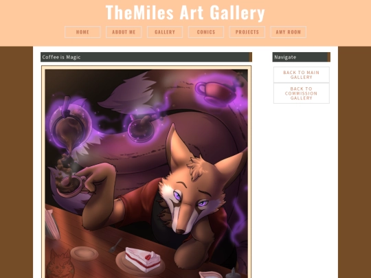 Artpages/combenfox screenshot