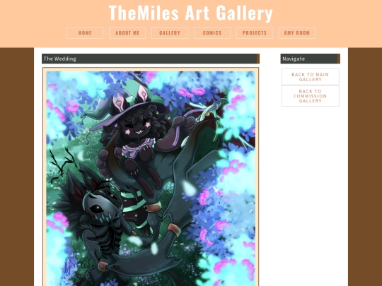 Artpages/comwedding screenshot